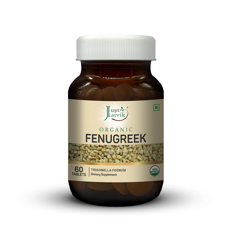 

Just Jaivik Organic Fenugreek Tablets - 600mg