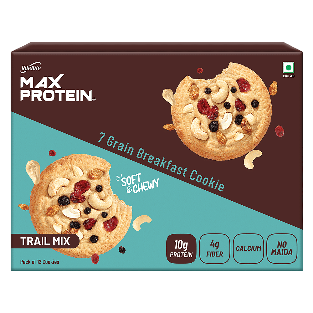 

RiteBite Max Protein Cookies Trail Mix (Pack of 12), 660 g
