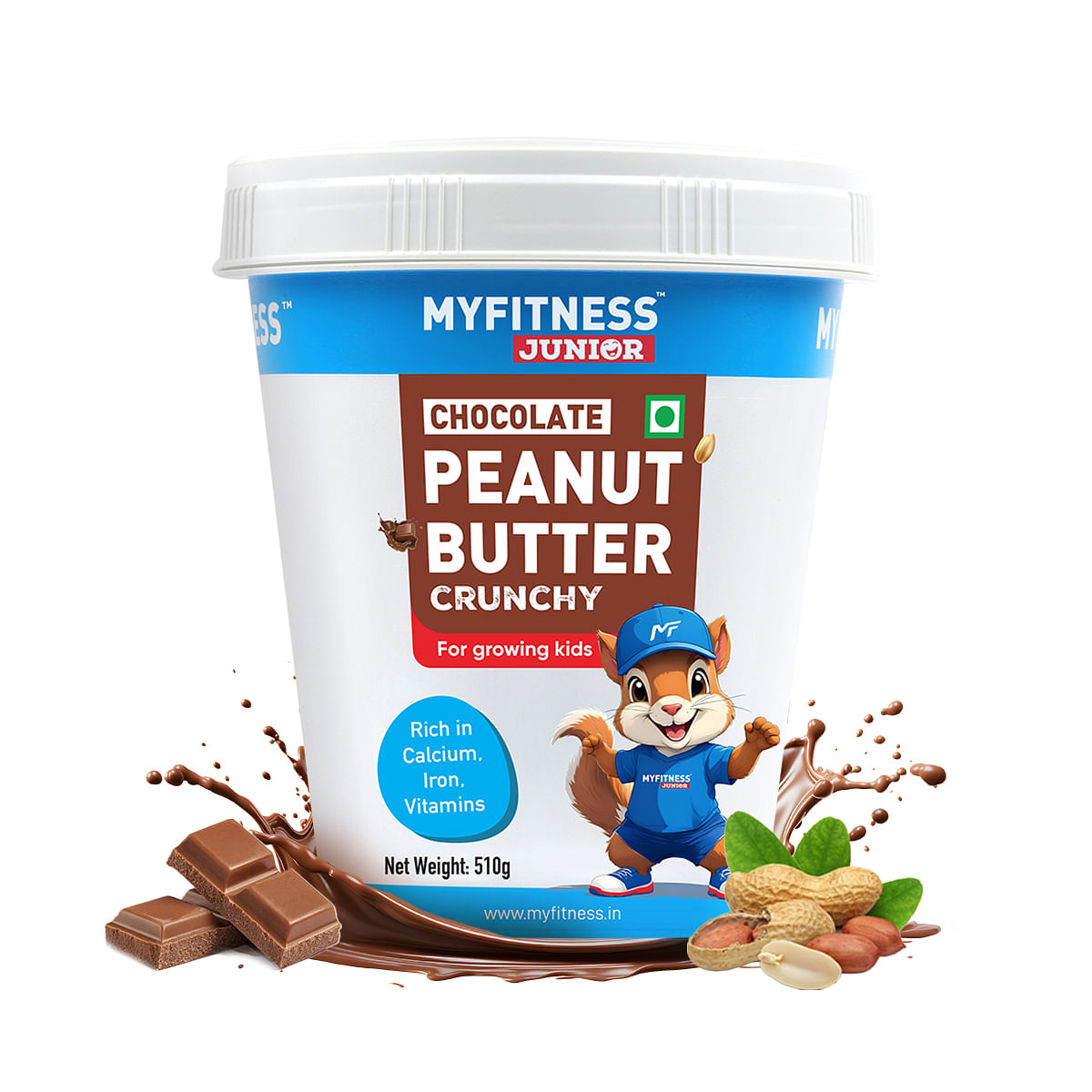 

MYFITNESS Peanut Butter Chocolate Crunchy Junior 510g