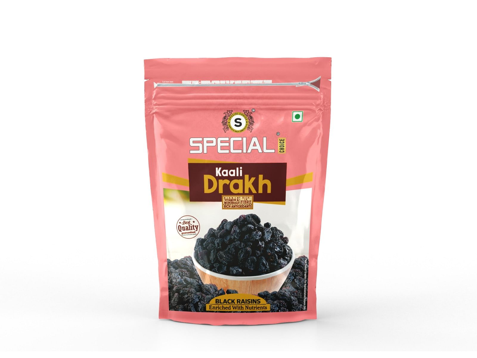 

Special Choice Kali Darakh / Black Raisins (Seeded) 250g x 2