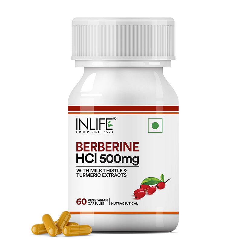 

INLIFE Berberine HCL 500mg Supplements with Milk Thistle & Turmeric Extract | Glucose Metabolism, Heart Health, Digestion & Immune Support for Men ...