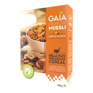 Gaia Crunchy Muesli - Fruit & Nut 400g