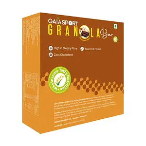 Gaia Granola Bar Chocolate and Muesli 30g (Pack of 12)