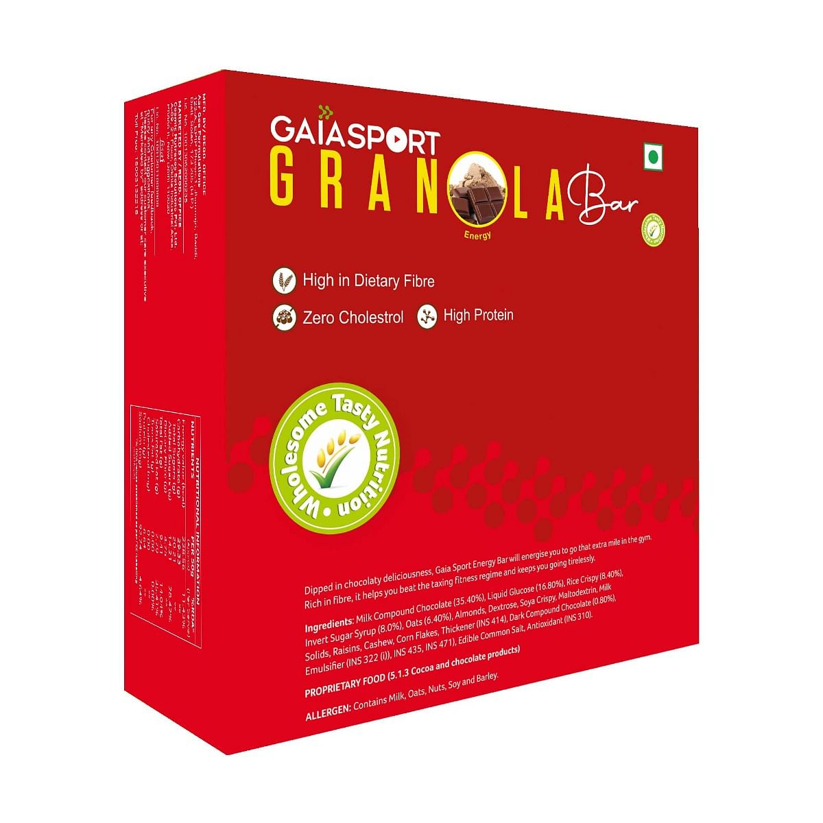 

Gaia Sport Energy Bar 40g (Pack of 12)
