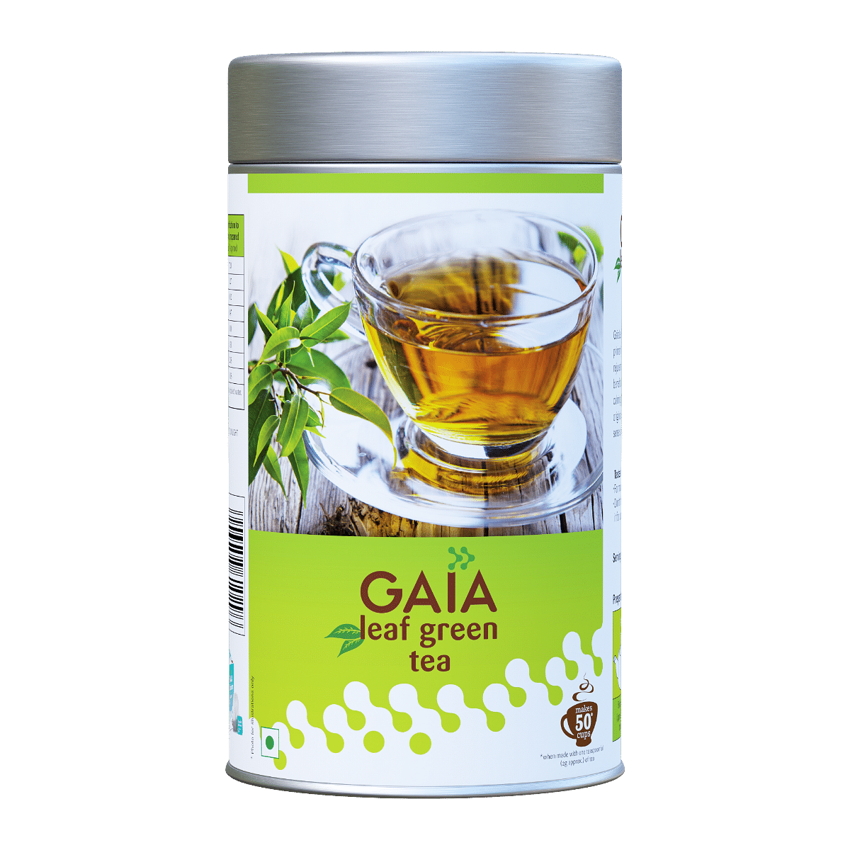 

Gaia Green Tea Leaf Caddy 100g