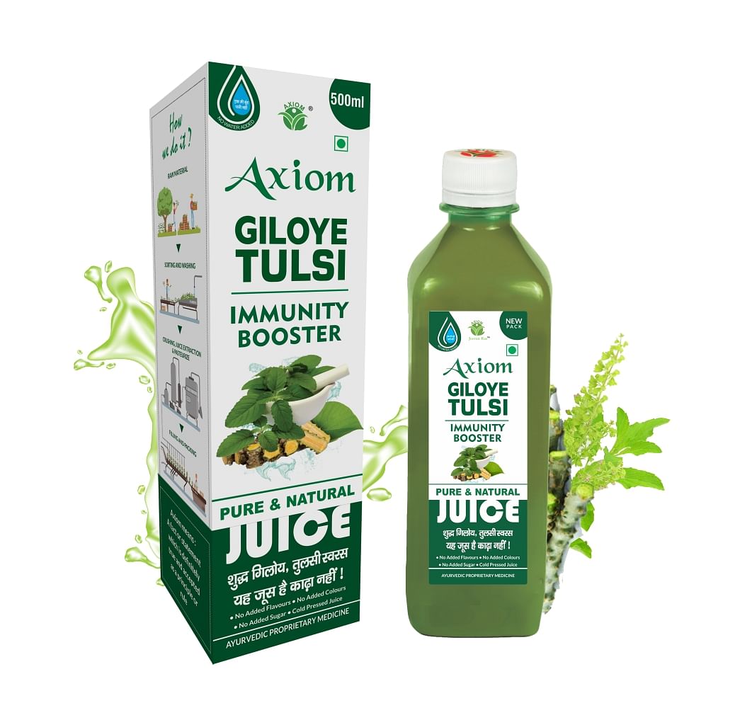 Axiom Pure Tulsi Giloy Stem Juice 500 ml