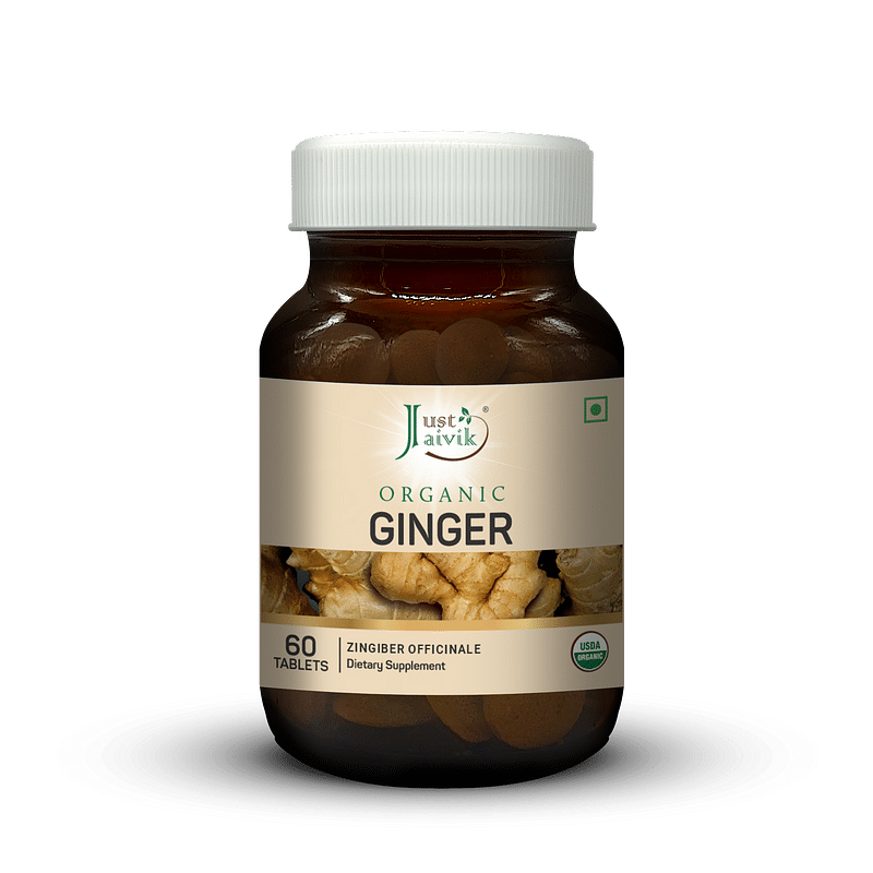 

Just Jaivik Organic Ginger Tablets - 600mg