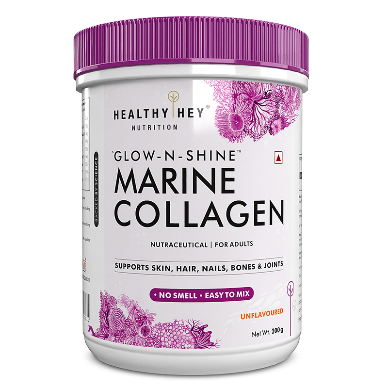 

HealthyHey Nutrition Marine collagen Peptide Powder (200g) Unflavour