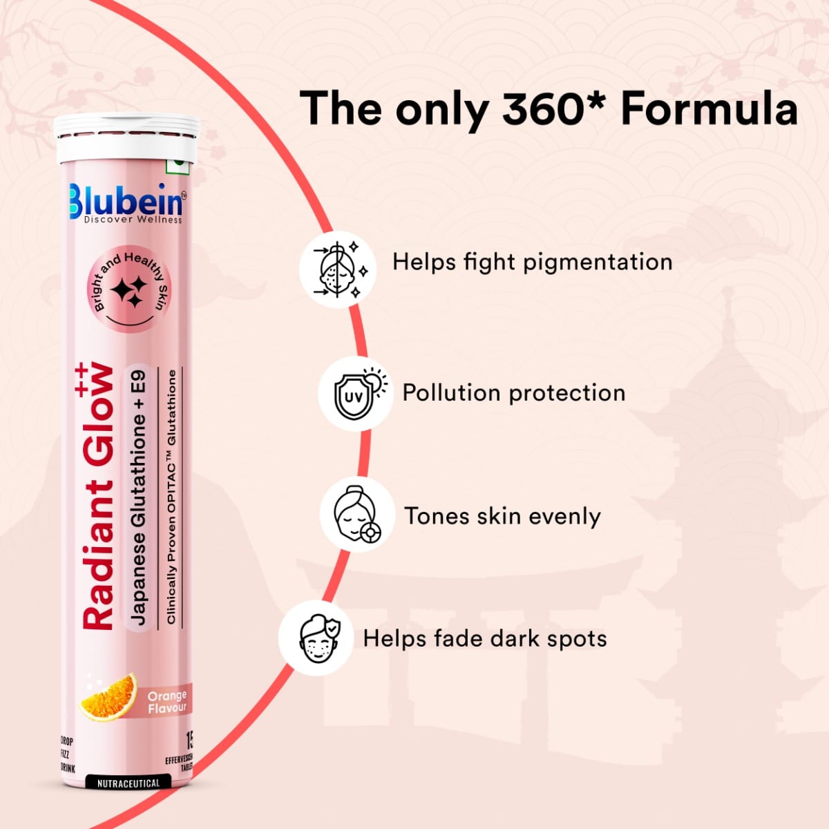 will glutathione lighten my skin TUSKC Japanese Glutathione Tablets for Skin Brightening with Vitamin C –  Lifezen Healthcare main image 0