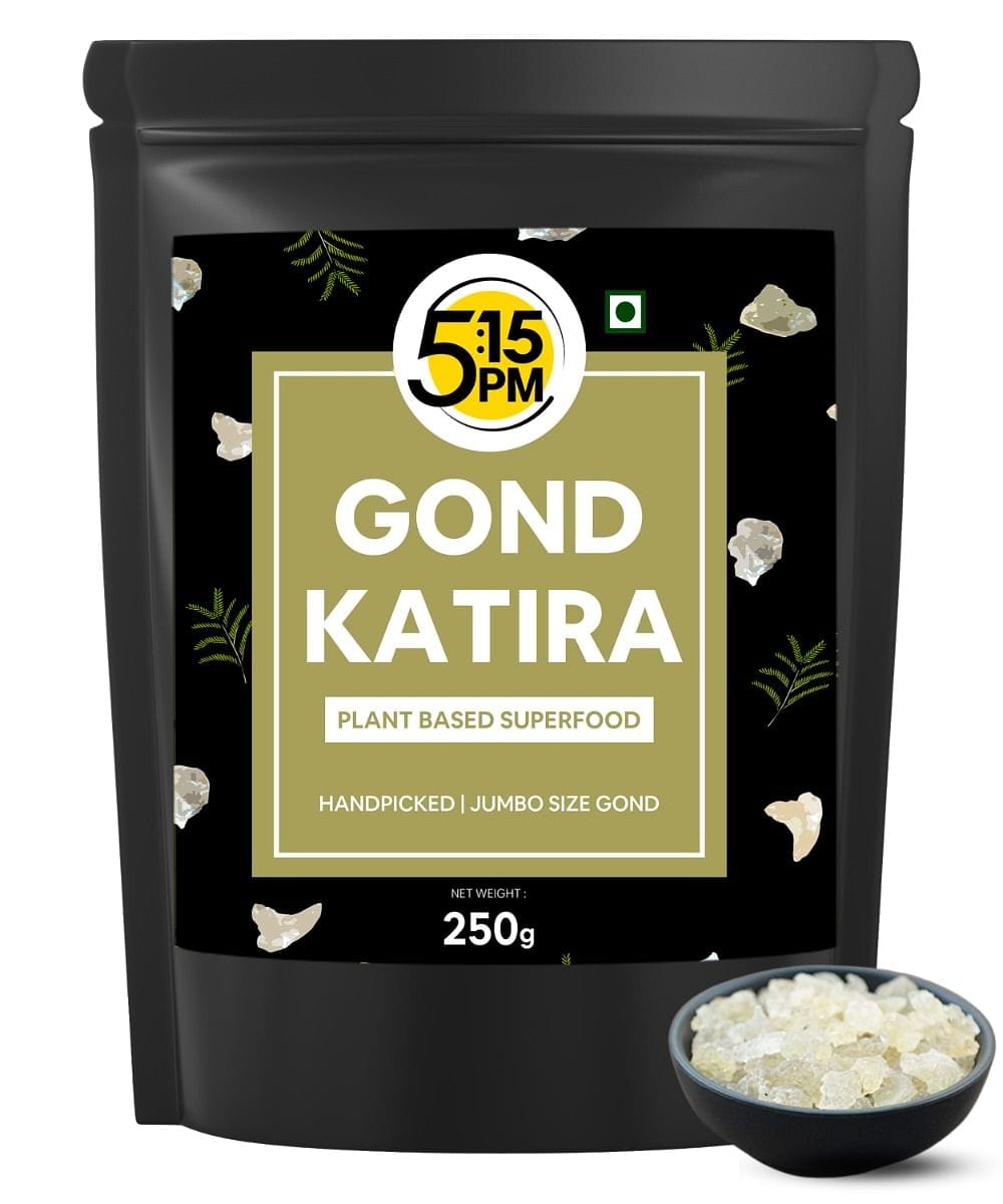 5:15PM Gond Katira| 100% Pure & Natural Edible Gum |Tragacanth Gum| High Cooling Properties Herbal Food|Super food - 250gm-picture-24