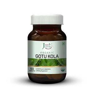 Just Jaivik Organic Gotu Kola Tablets - 600mg