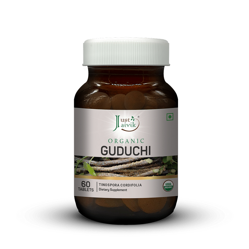 

Just Jaivik Organic Guduchi Tablets - 600mg