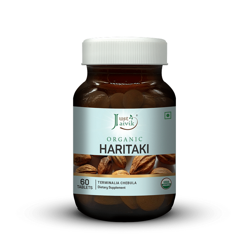 

Just Jaivik Organic Haritaki Tablets - 600mg