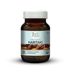 Just Jaivik Organic Haritaki Tablets - 600mg