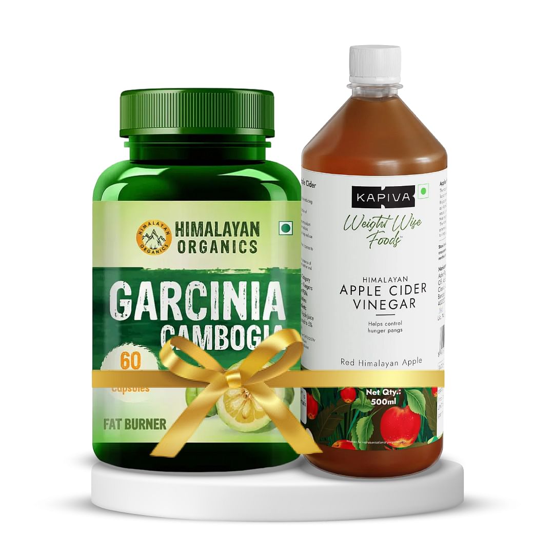 

Weight Management | Kapiva Apple Cider Vinegar (Aids Weight Loss), 0.5 L, Unflavoured + Himalayan Organics Garcinia Cambogia Supplement for Weight ...