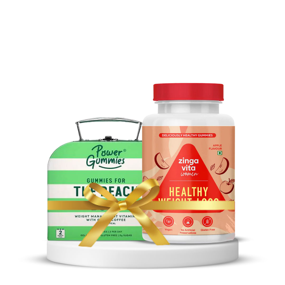 

Boost metabolism and detoxification | Power Gummies The Beach Body with Green Coffee, 120 gummies, Orange Twist + Zingavita Women Apple Cider Vineg...