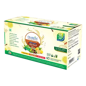 Diabliss Diabetic Friendly Low Glycemic (GI) Herbal Tea 30 x 10g Sachet Combo Box