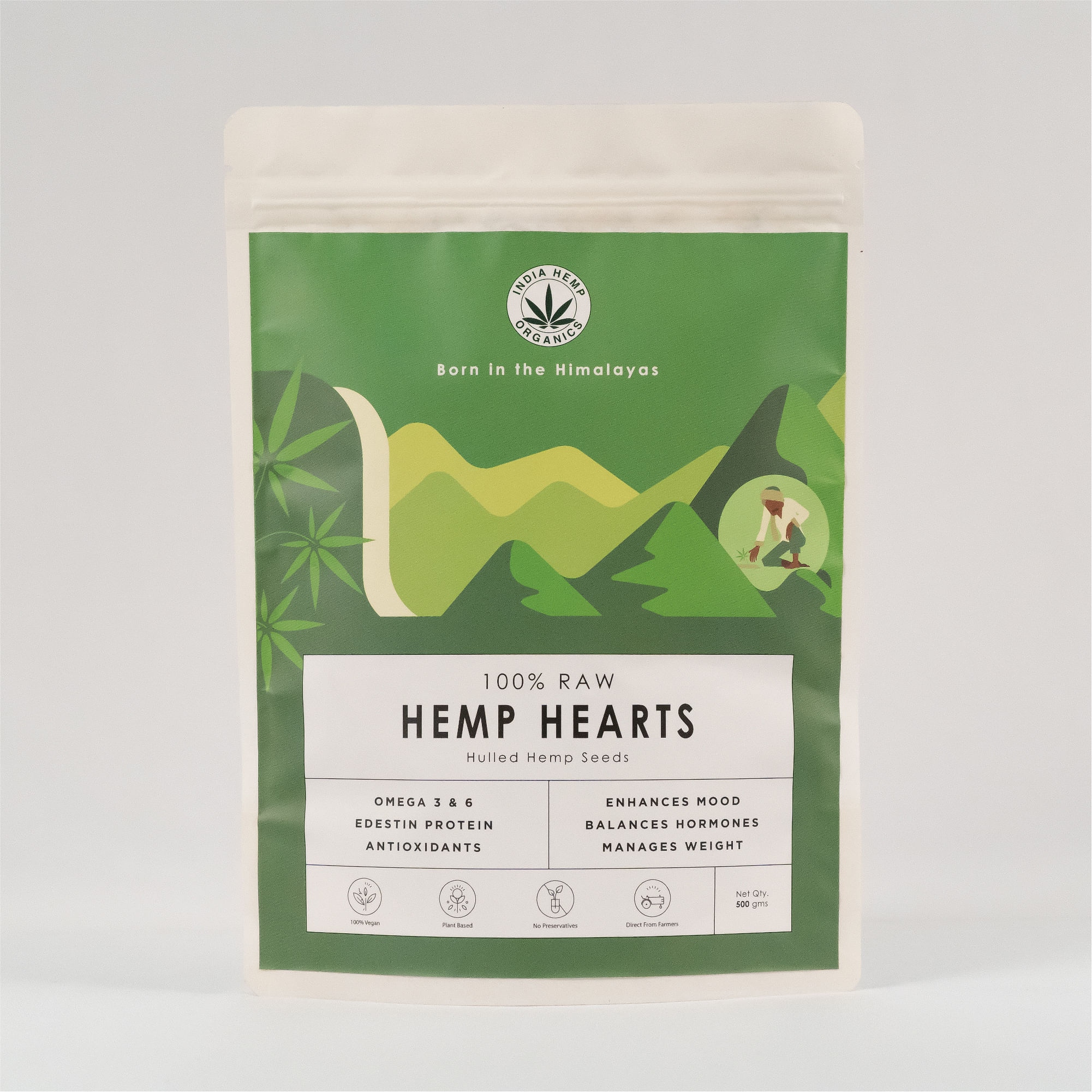 

India Hemp Organics Hemp Hearts 500g