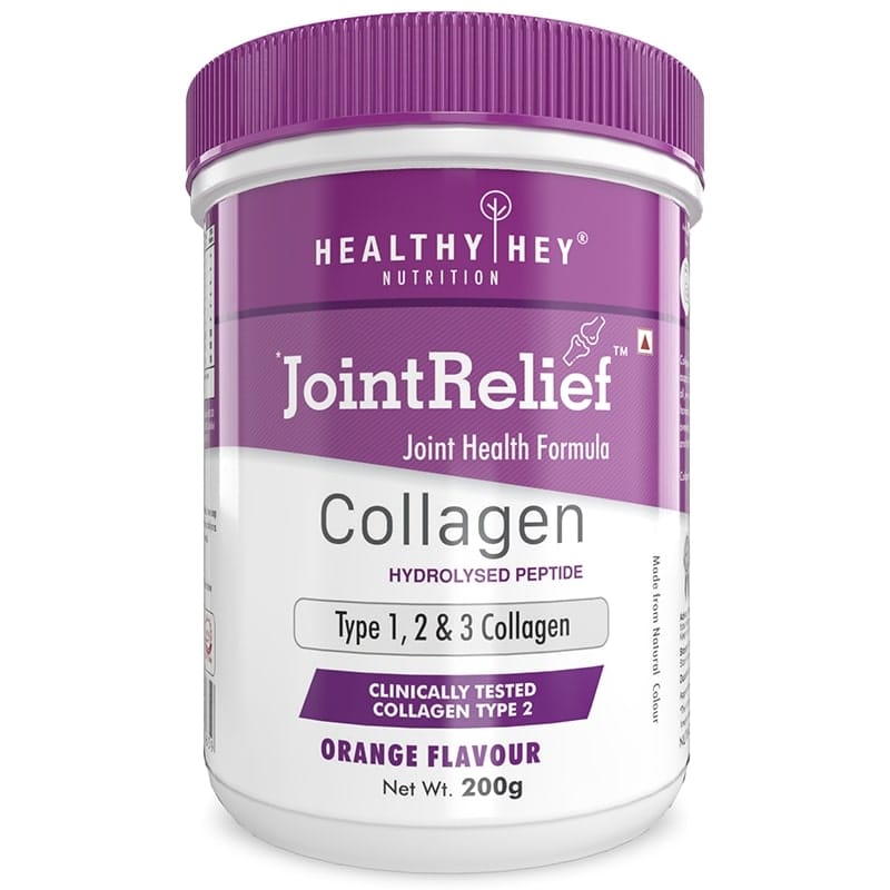 HealthyHey Nutrition JointRelief Collagen Peptide Type 1, 2 & 3 (Hydrolysed) with Glucosamine, Chondroitin, MSM- Support Joint and Cartilage Health-picture-13