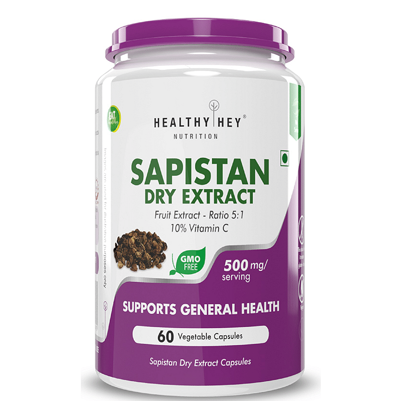 

HealthyHey Nutrition Sapistan Dry Extract, 5:1, 500 mg serving, 60 Vegetable capsules