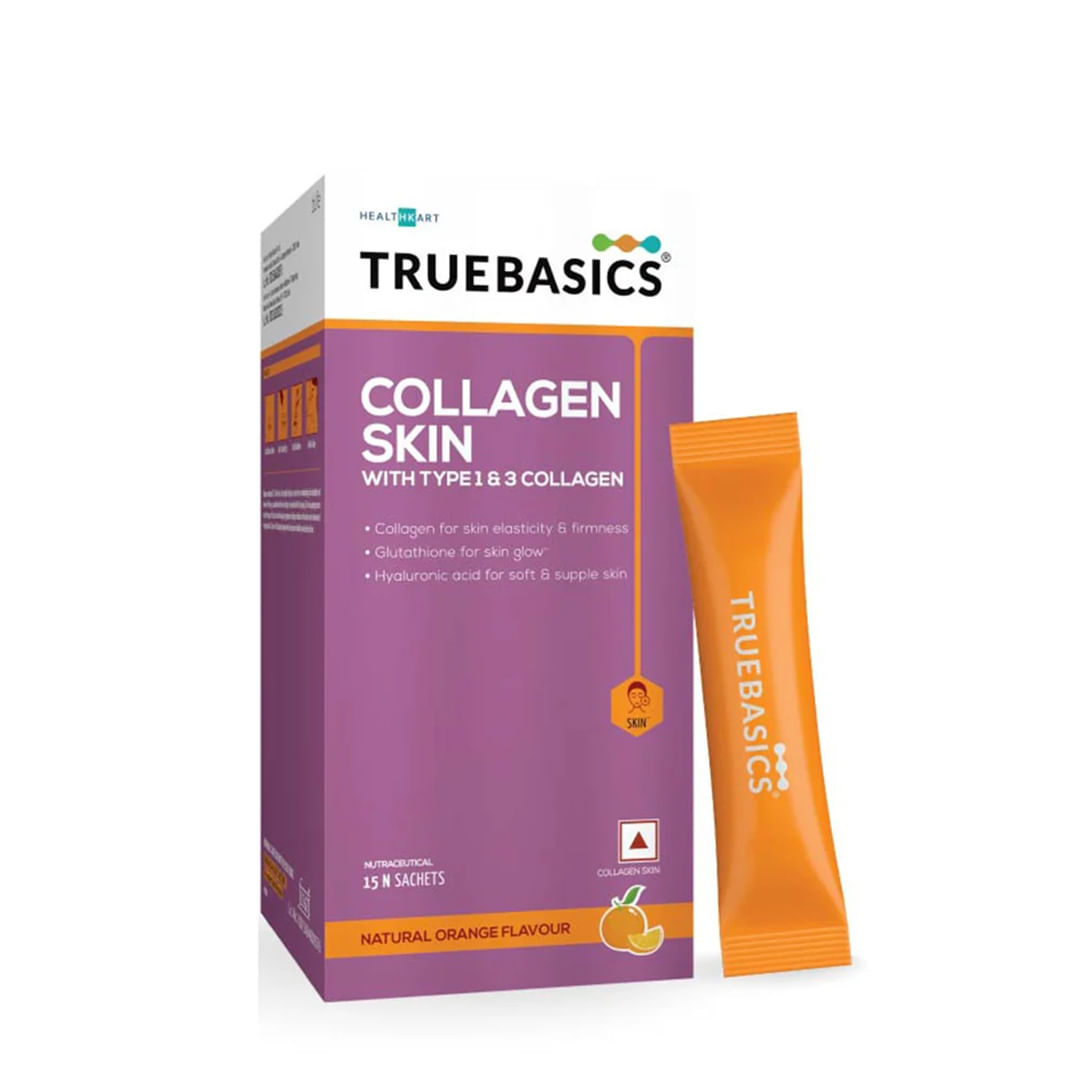 TrueBasics Collagen Skin with LGlutathione, Biotin, Vitamin C