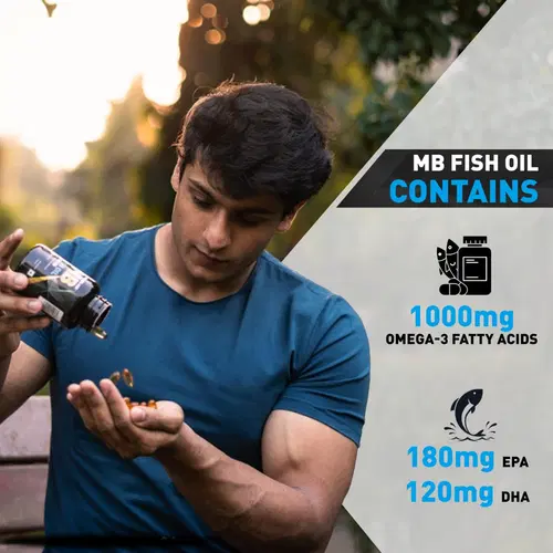 MuscleBlaze MB Omega 3 Fish Oil 1000 mg, India's Only Labdoor USA ...
