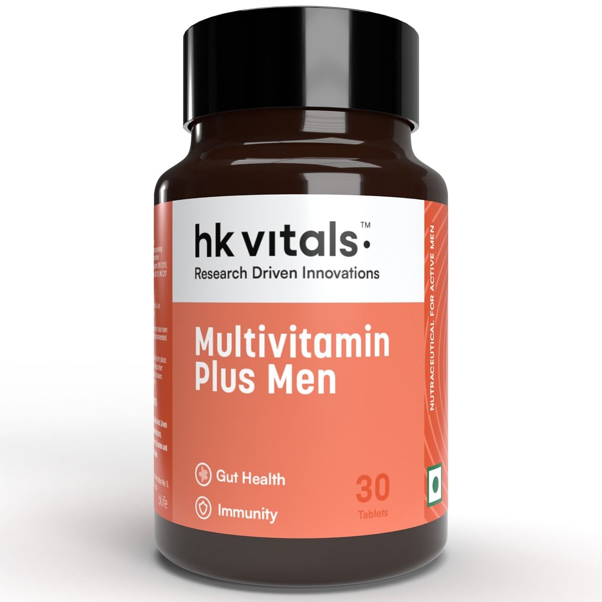 

HK VITALS Multivitamin Plus Men (30 Tablets) | Daily Multivitamin for Men | For Energy, Stamina, Immunity, Gut, Heart, Bone & Muscle Health