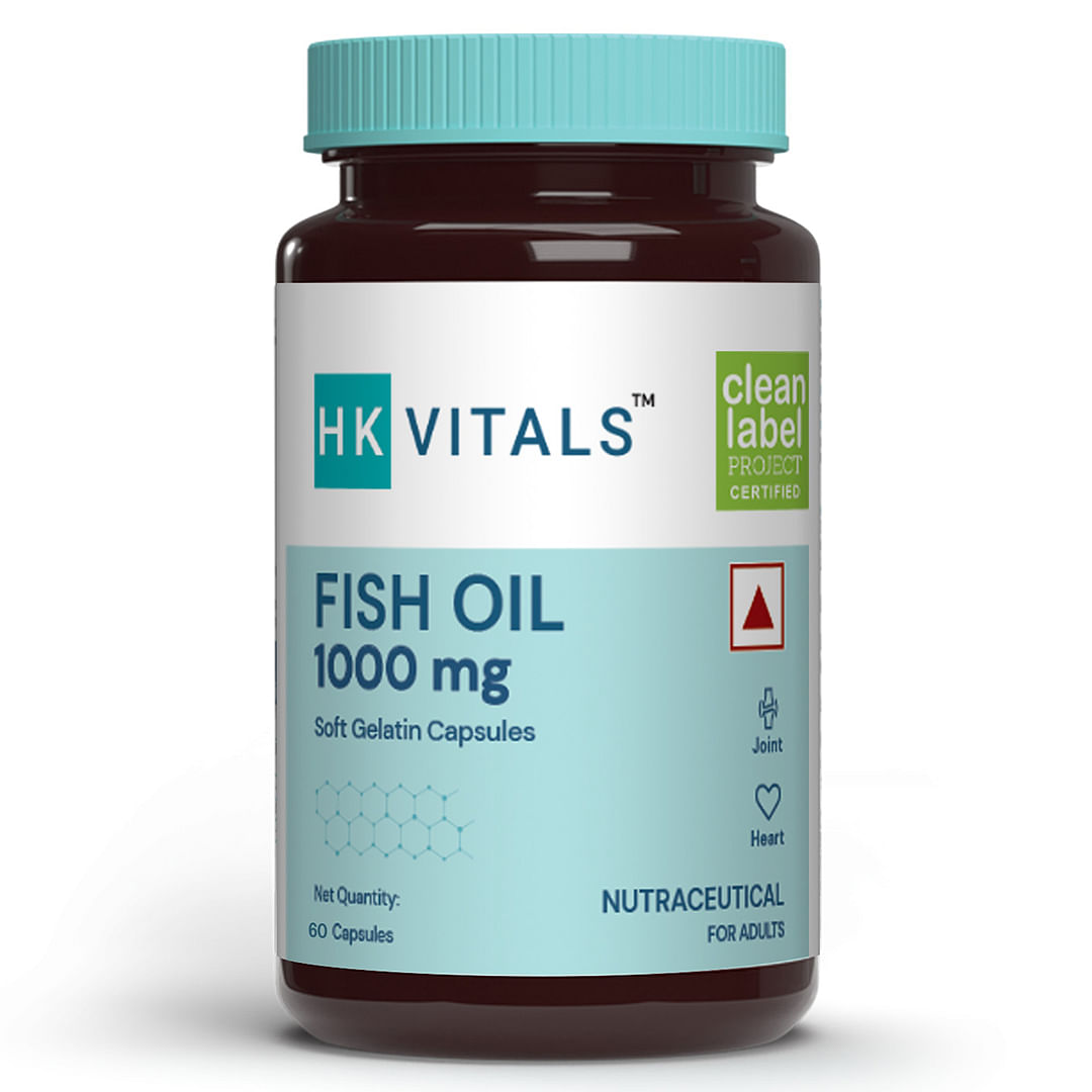 Healthkart Hk Vitals Fish Oil Capsule For Men And Women 1000mg Omega 3