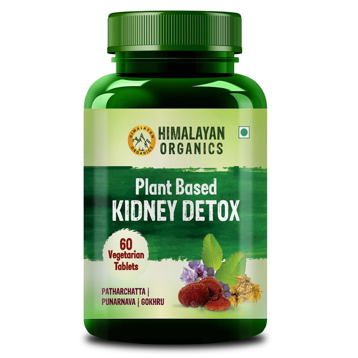 

Himalayan Organics Kidney Detox | Gokhru Punarnava | Varun & Patharchatta Leaf Extracts | Natural Diuretic & Dissolution 100% Natural Supplement - ...