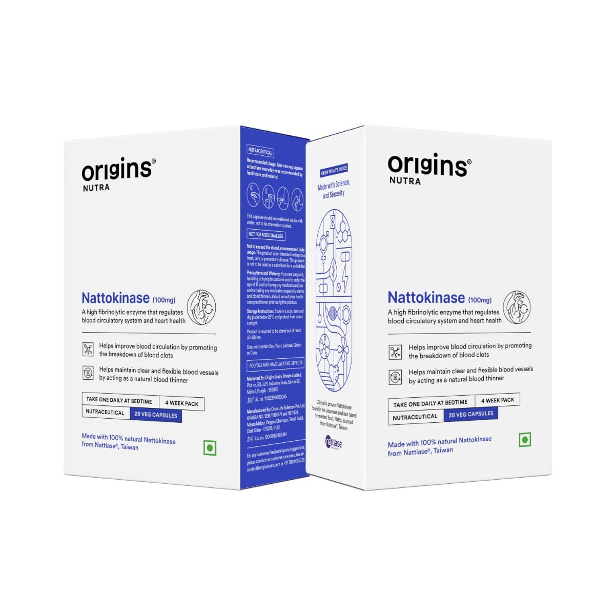 

Origins Nutra Nattokinase | Promote Heart Health, Natural Blood Thinner, Control High Blood Pressure | Nattokinase |GMP Certified | For Men & Women...