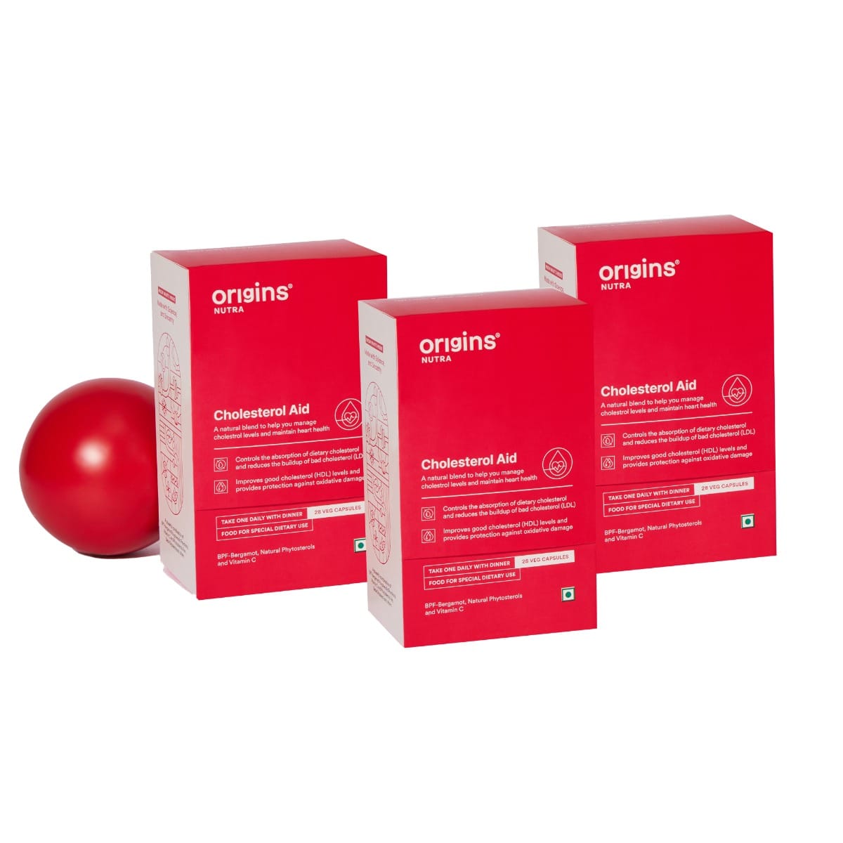 

Origins Nutra Cholesterol Aid |Cholesterol Balance, Helps Reduce LDL, Boosts HDL |Plantsterols, Pomegranate Extract, Eriocitrin, Policosonal | Vega...