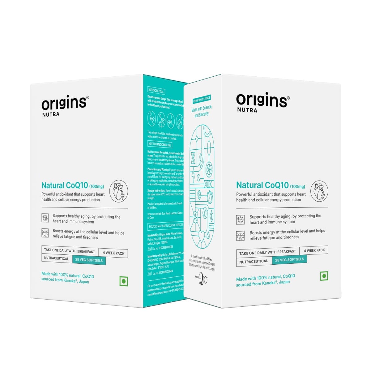 

Origins Nutra Natural’s CoQ-10 (100mg) | Boost Energy & Stamina, Supports Heart Health, Relieves Migraine | CoQ 10 | GMP Certified | For Men & Wome...