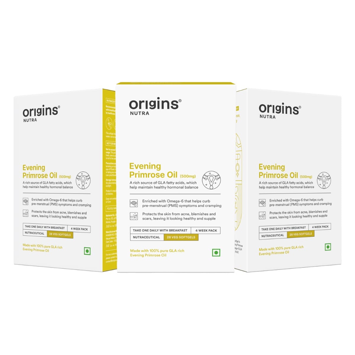 

Origins Nutra Evening Primrose Oil | Supports Hormonal Balance, Lowers PMS Symptoms, Improves Skin Health| Evening Primrose Oil | GMP Certified | F...
