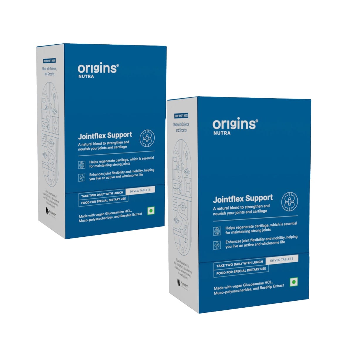

Origins Nutra Jointflex Support |Regenerate Cartilage, Reduces Joint Inflammation | Glucosamine HCL, Rosehip Extract, Mucopolysaccharides |GMP Cert...