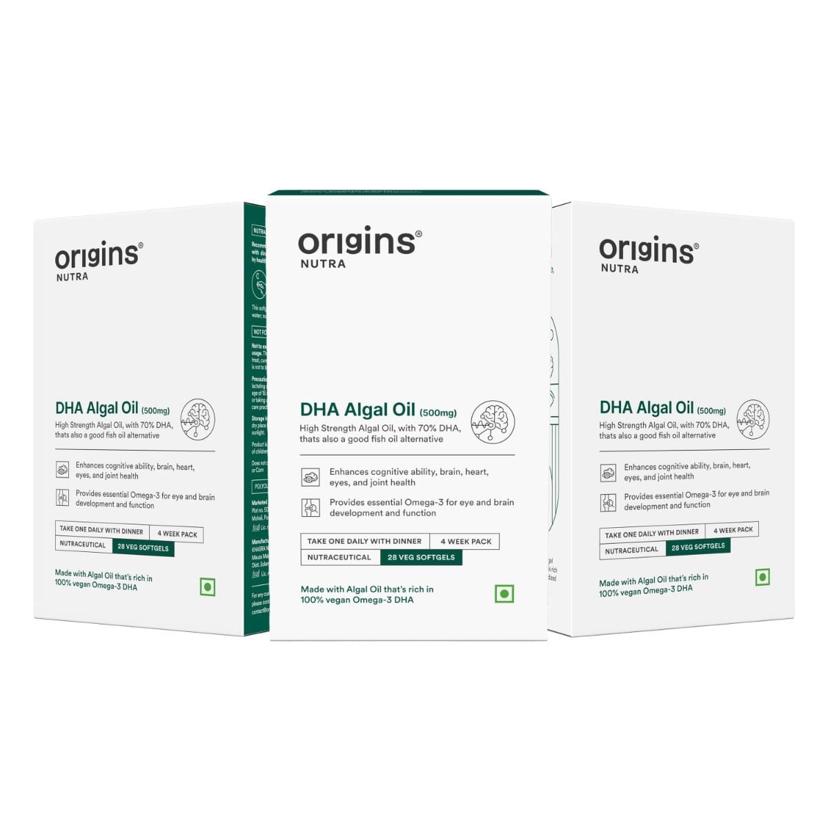 

Origins Nutra DHA Algal Oil |Plant-Based High Strength 70% Omega 3 DHA, Improves Memory, Brain & Eye Health | Plant Based |GMP Certified | Non-GMO ...