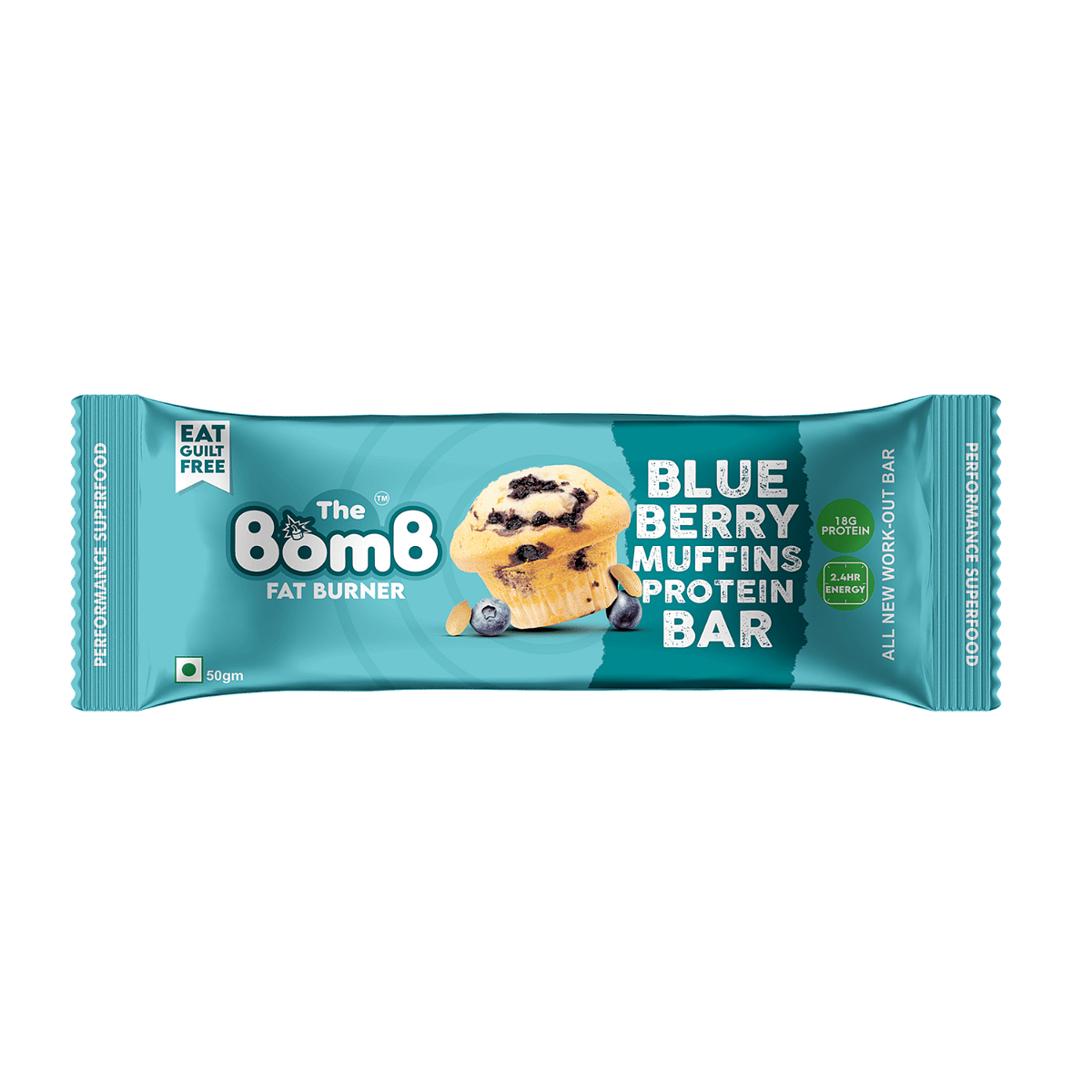 

The BomB Blueberry Muffins Protein Bar