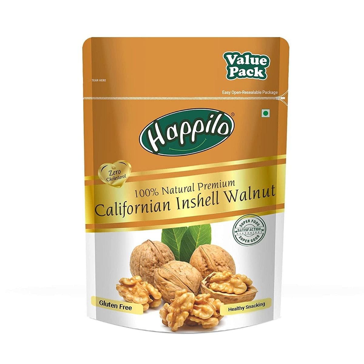 Happilo Premium 100% Natural Californian Inshell Walnut Kernels 500g | Zero Cholesterol | Gluten Free | Healthy Snacking-image-11