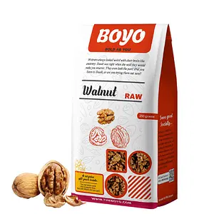 BOYO 100% Natural California Walnut Kernels Without Shell 250g, Omega-3 Rich