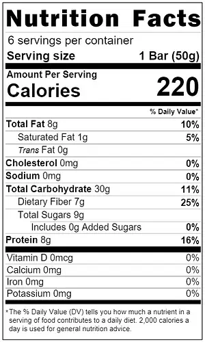 yogabar Variety Pack Breakfast Bars Pack of 6 Daily Protein Snack, High  Energy & Nutrition Bars, 8g Protein & 7g Fibre Protein Bars Energy Bars