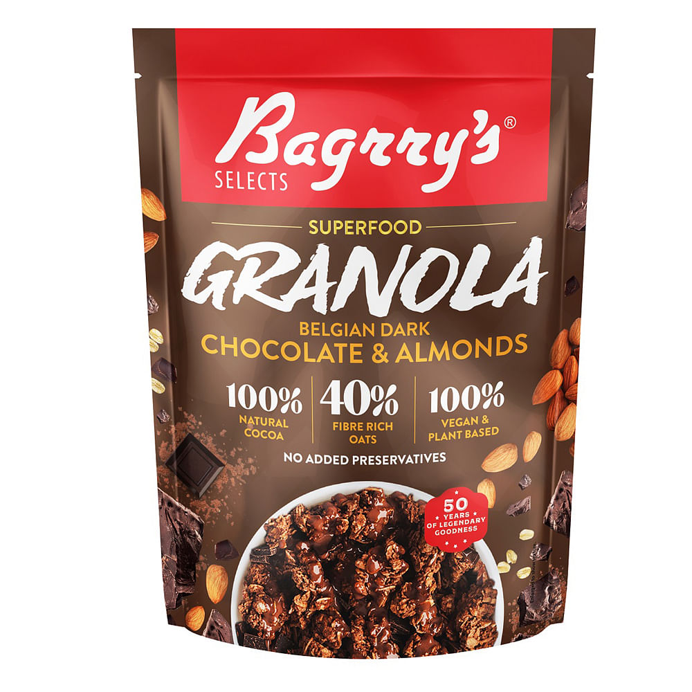 

Bagrry’s Granola Belgian Dark Chocolate & Almonds 400GM