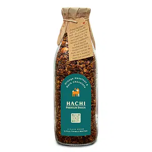 Hachi With Love Premium Orange Hazelnut & Dark Chocolate Granola Bottle (500g)