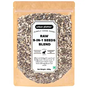 Urban Platter 9-in-1 Raw Seeds Blend, 400g
