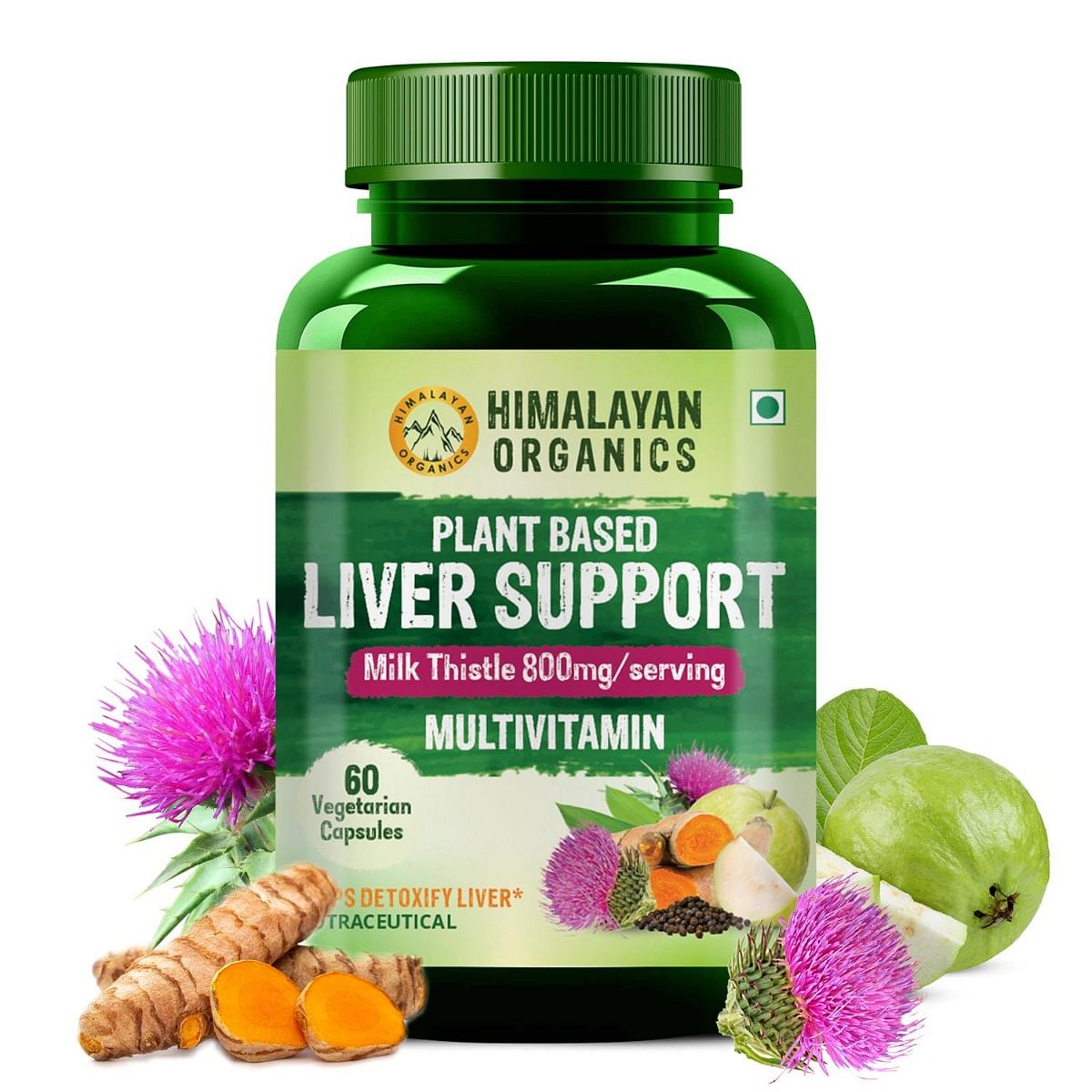 Can You Take Milk Thistle And Turmeric Together Himalayan Organics Plant Based Liver Support Supplement With Milk