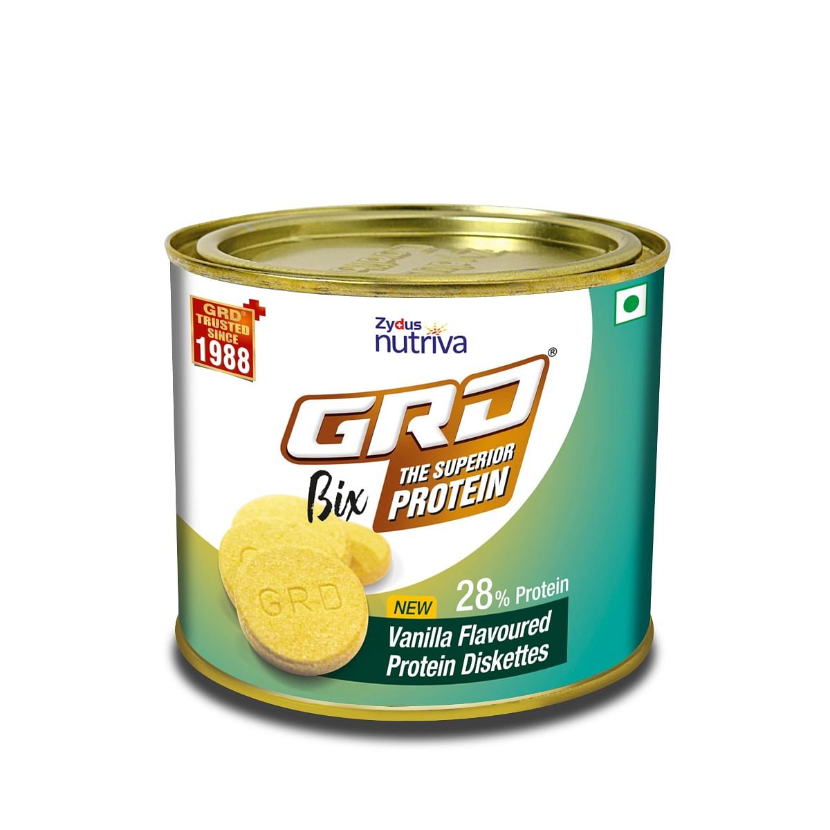 

GRD Bix Vanilla Flavoured High protein biscuits with Immuno Nutrients, 250g