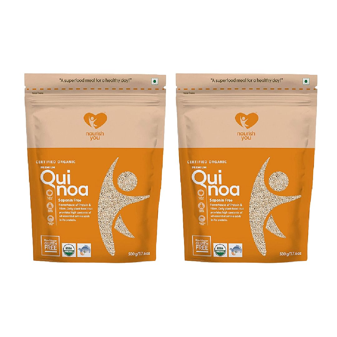 

Nourish You PREMIUM WHITE QUINOA 500G | Pack of 2