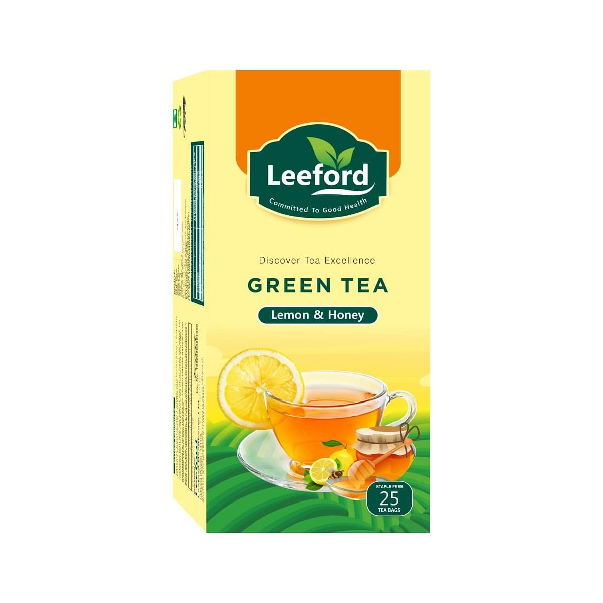 

Leeford Green Tea Lemon With Honey for Weight Loss and Immunity Booster 25 Bags