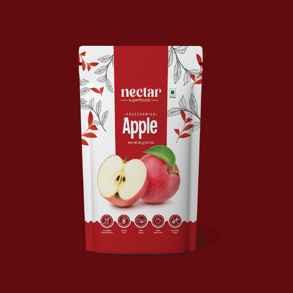 Nectar Superfoods Freeze Dried Apple No Preservatives, No Added Sugar