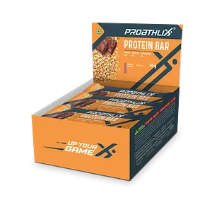 Proathlix Protein Bar Hazelnut (50G, Pack of 12) | 15G Protein | 4G Dietary Fiber | No Trans Fat…