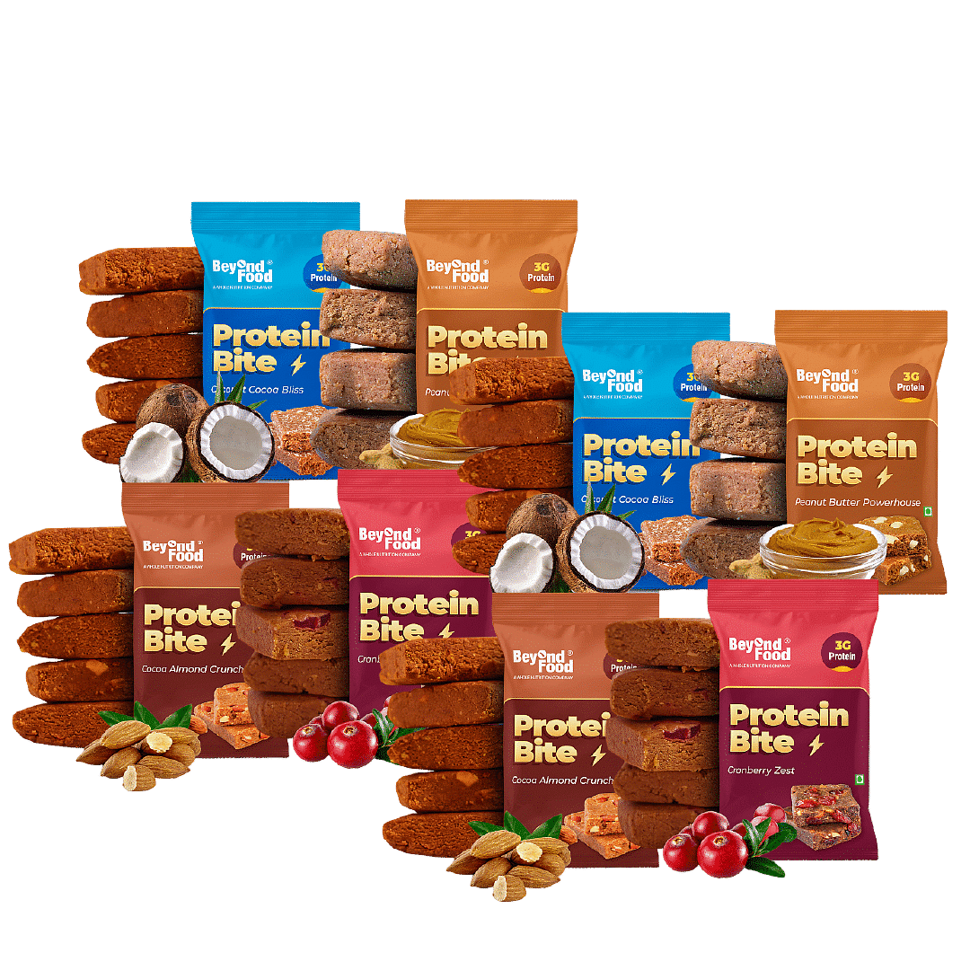 

Beyond Food Protein Bites - Assorted | 20 Bars x 12g | Pack of 2