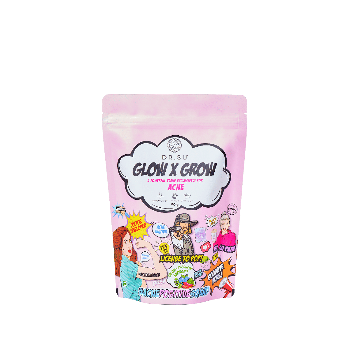 

Dr. Su Grow X Glow A Poweful Blend Exclusively for Acne